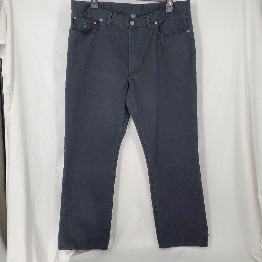 Polo Ralph Lauren Straight Leg Jeans Black 40 x 30 - Picture 3 of 15